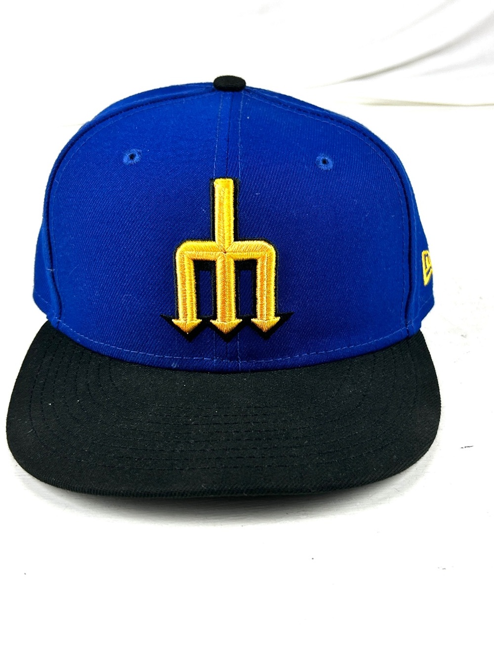 Seattle Mariners New Era Authentic Collection Baseball Hat Blue Trident Logo